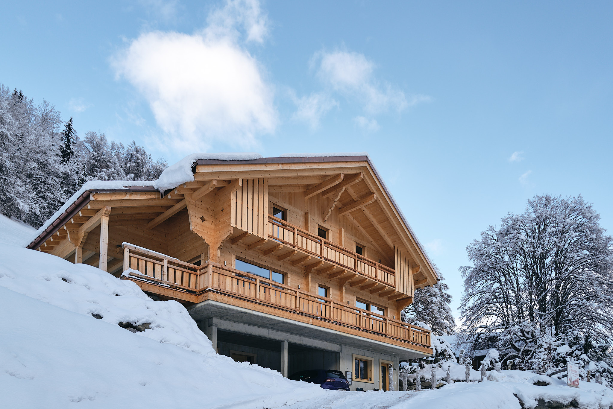 Aperçu du projet Chalet BLG, Champéry (VS)